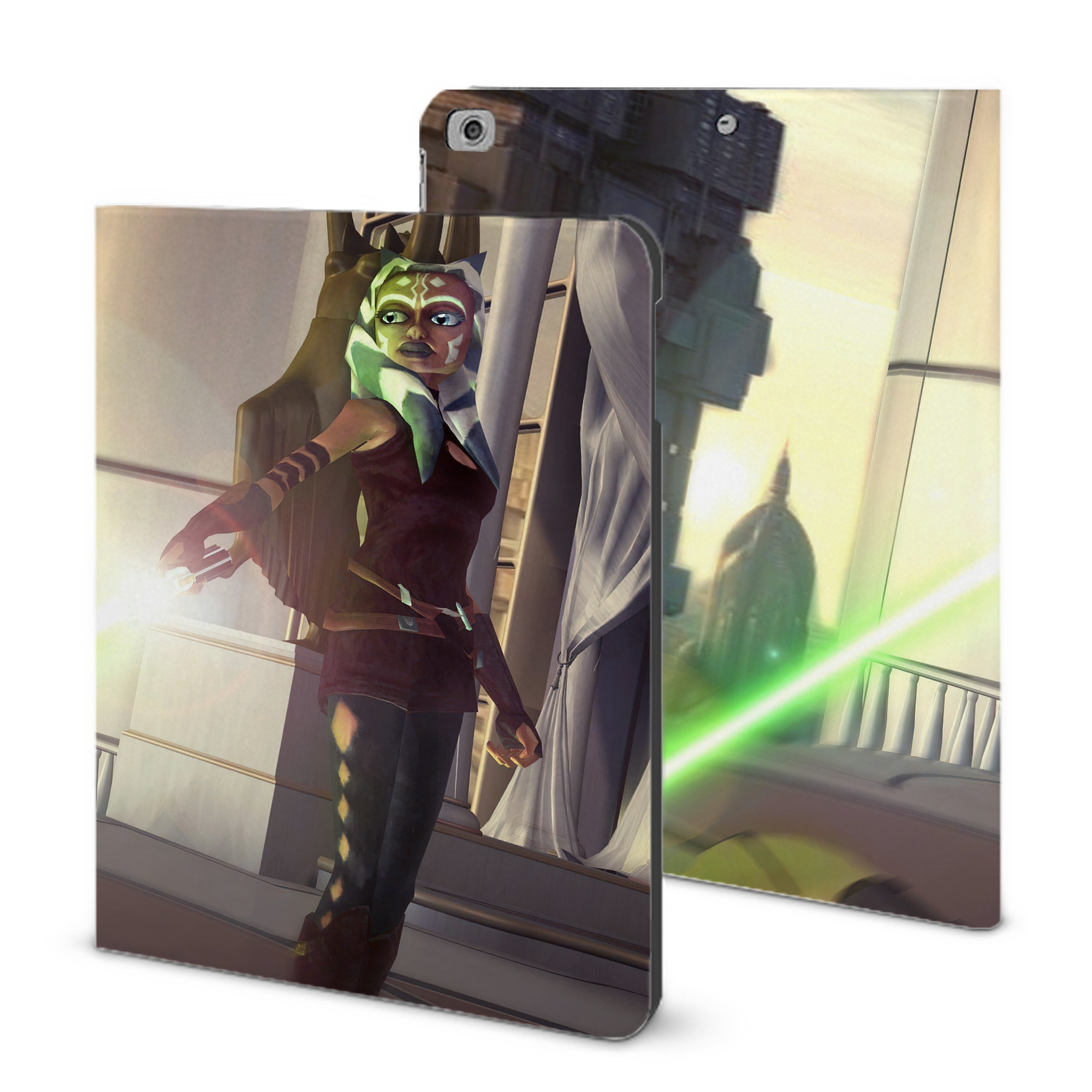 （画像用） スター・ウォーズ Star Wars IPad ケース ブック型 PUレザー TPU 耐衝撃 軽量 薄型 ペン収納なし 全面保護 IPad 各モデル対応